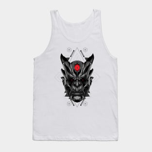 devil head mask Tank Top